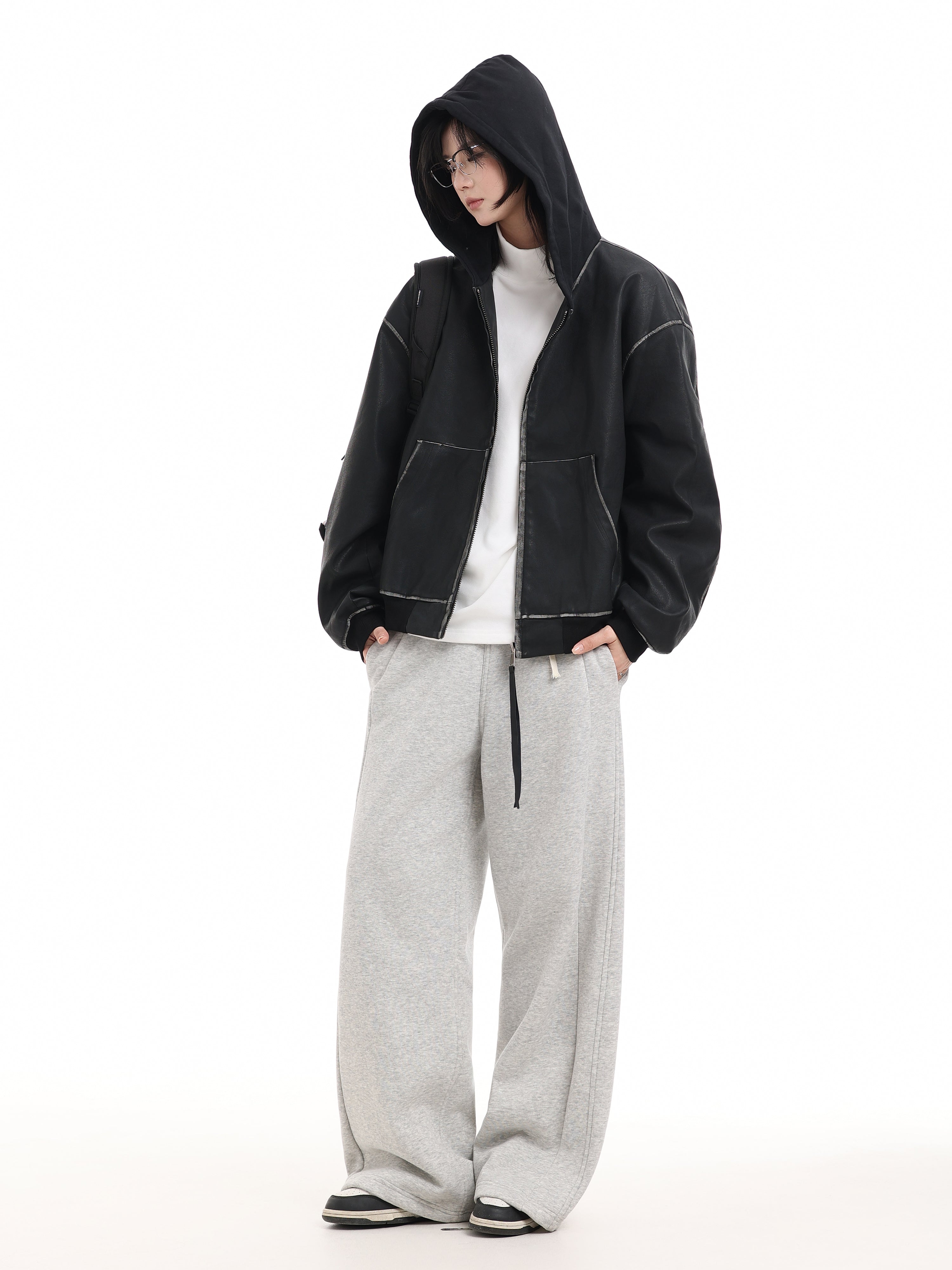 VISIBLEスティッチ・フーデッドブルゾン N6101