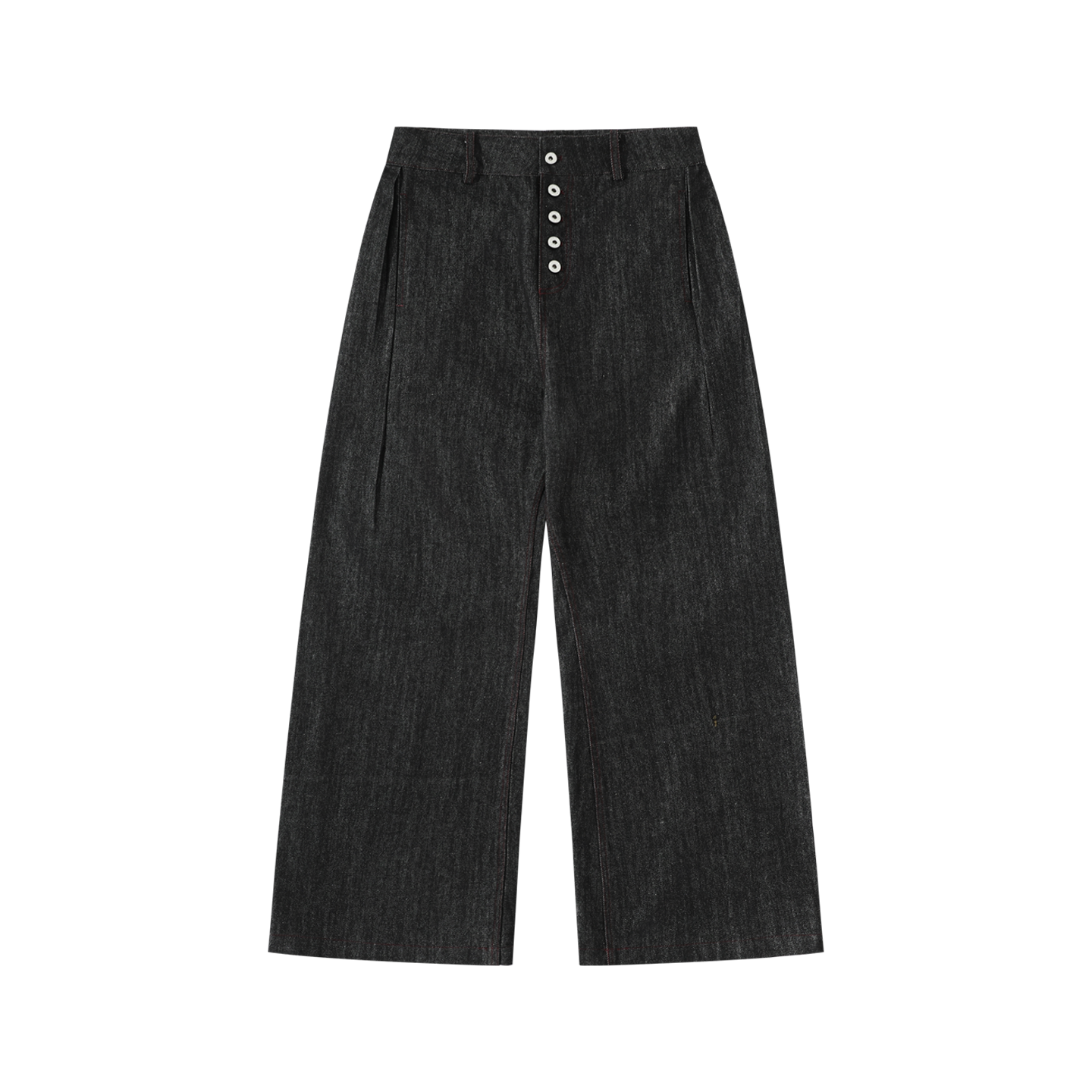 5ボタン原デニム カーブバナナパンツ N6516