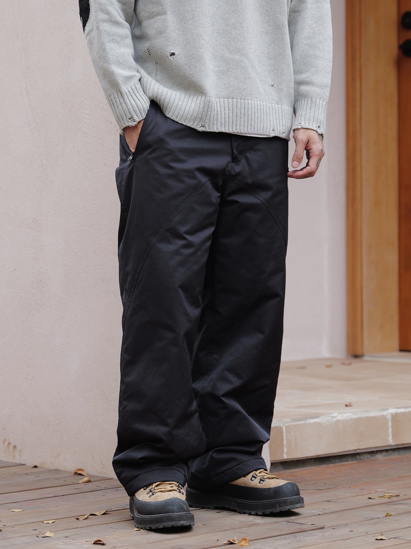 3M中綿 防寒パラシュートワイドパンツ　N6254