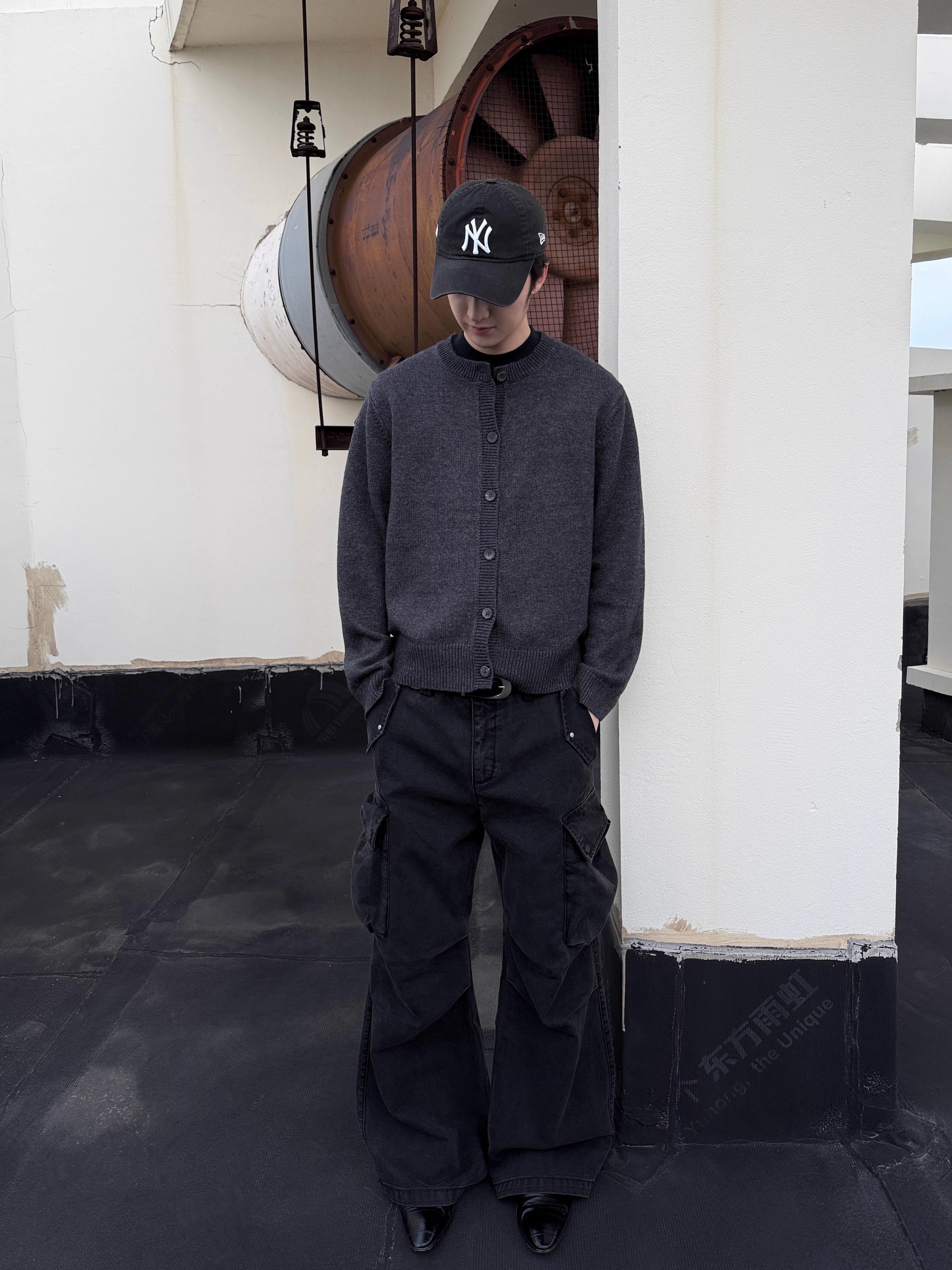 オーストラリア産ウールカーディガン　N6109