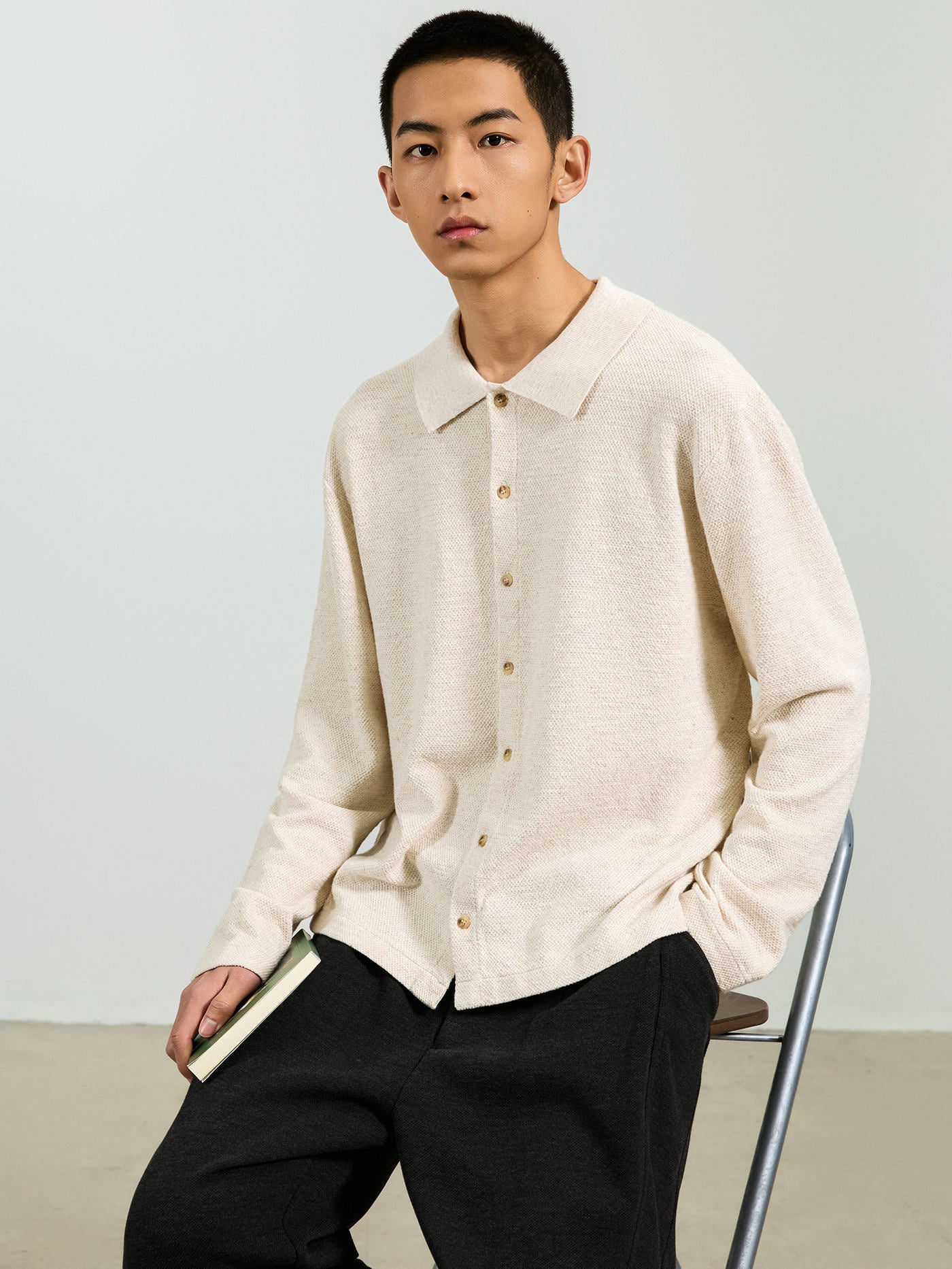 クラシックPOLO ニットカーディガン　N6771