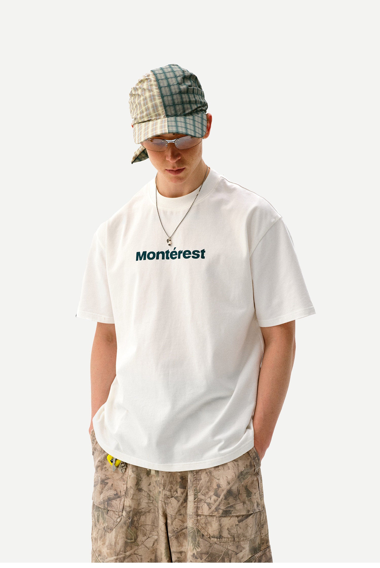 アウトドアロゴ 抗菌速乾 クルーネックTシャツ N7007