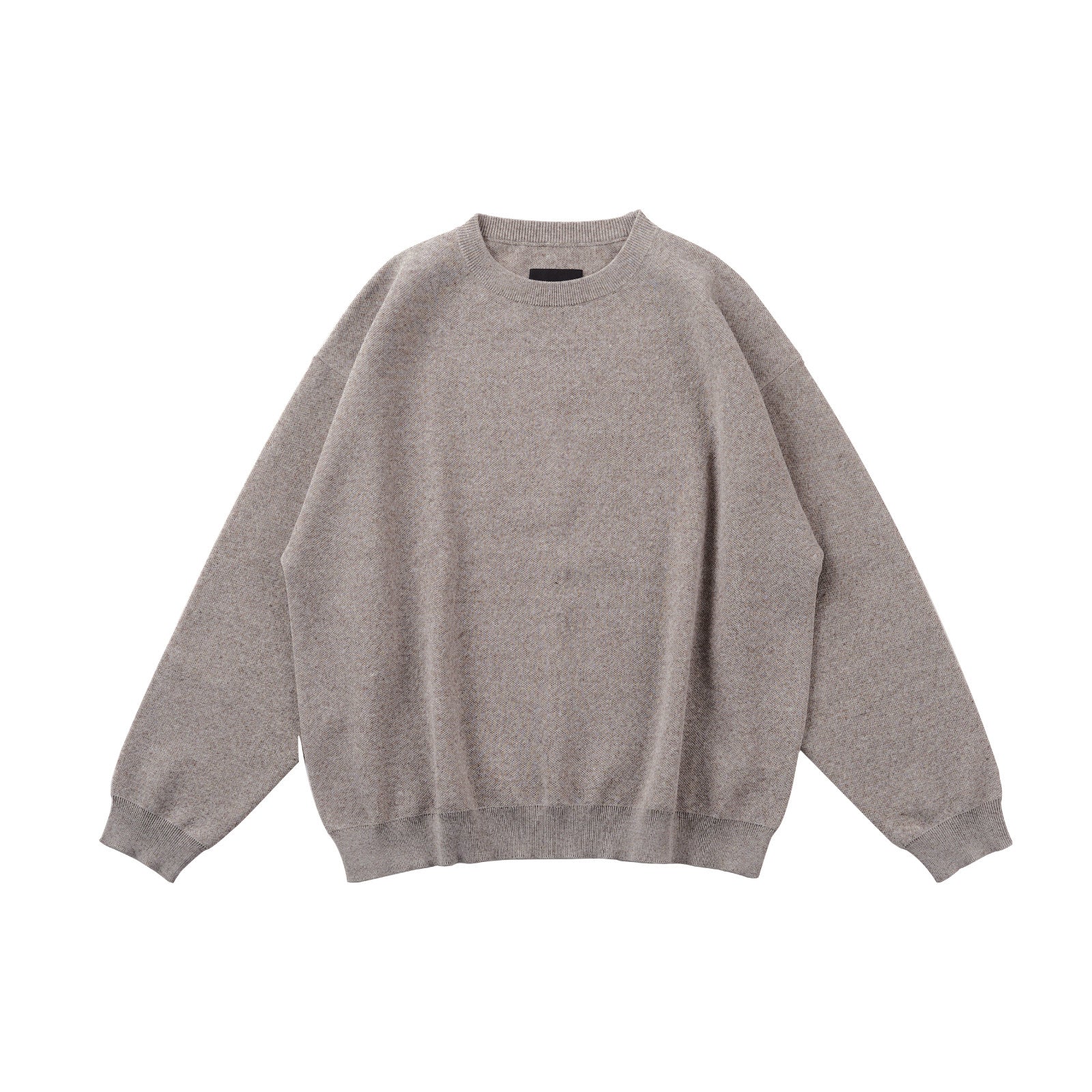 リネンブレンド ニットスウェット クルーネック　N6525