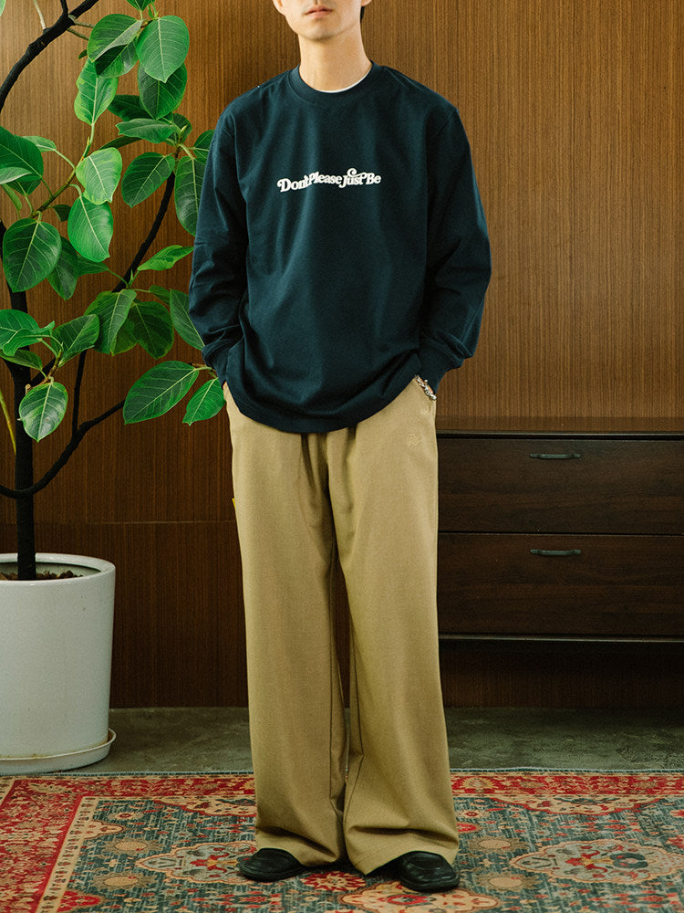 【260G】メッセージロゴ ヘビーウェイト ロングスリーブT　N6384