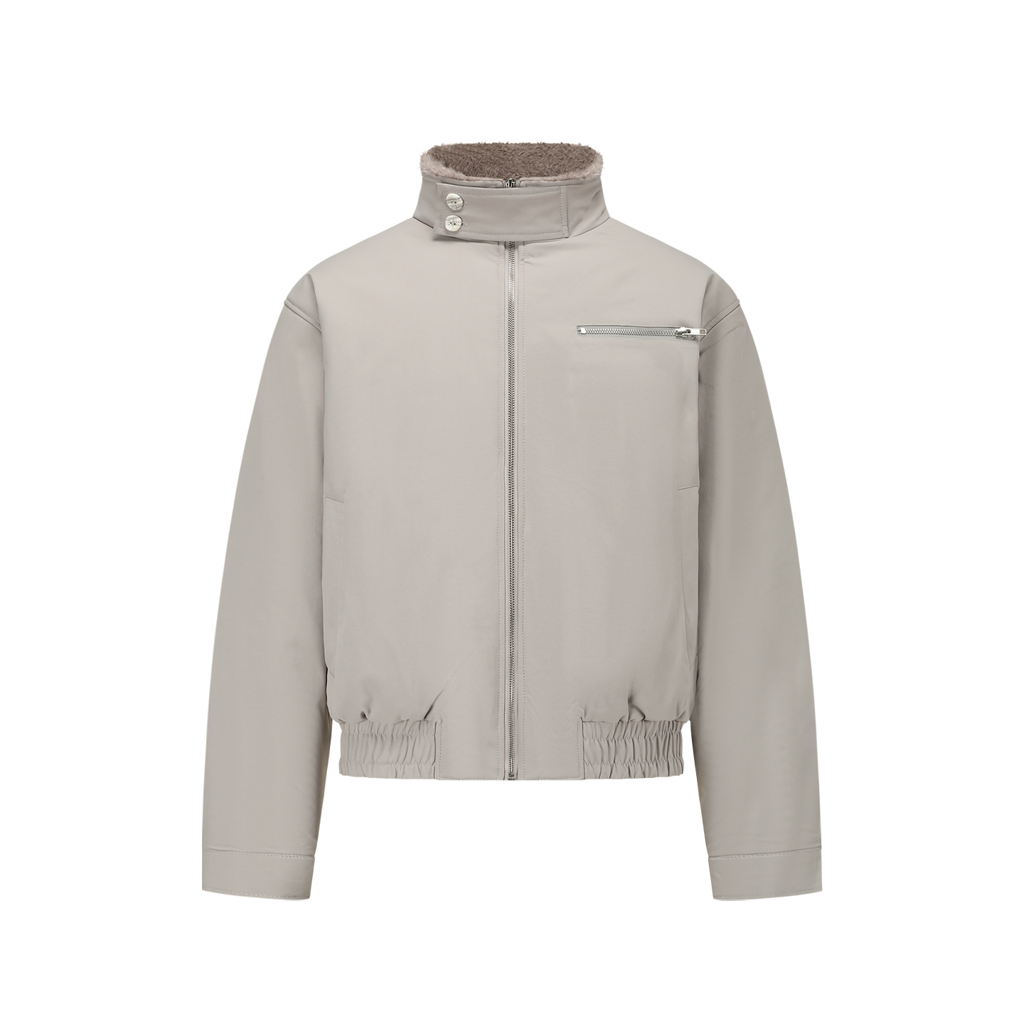 【3Mテック系中綿】ボアカラー・パデッドハリントンジャケット　N6235