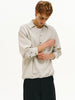 ドローストリング リネンブレンド プルオーバー ポロシャツ/ polo shirt   N5596