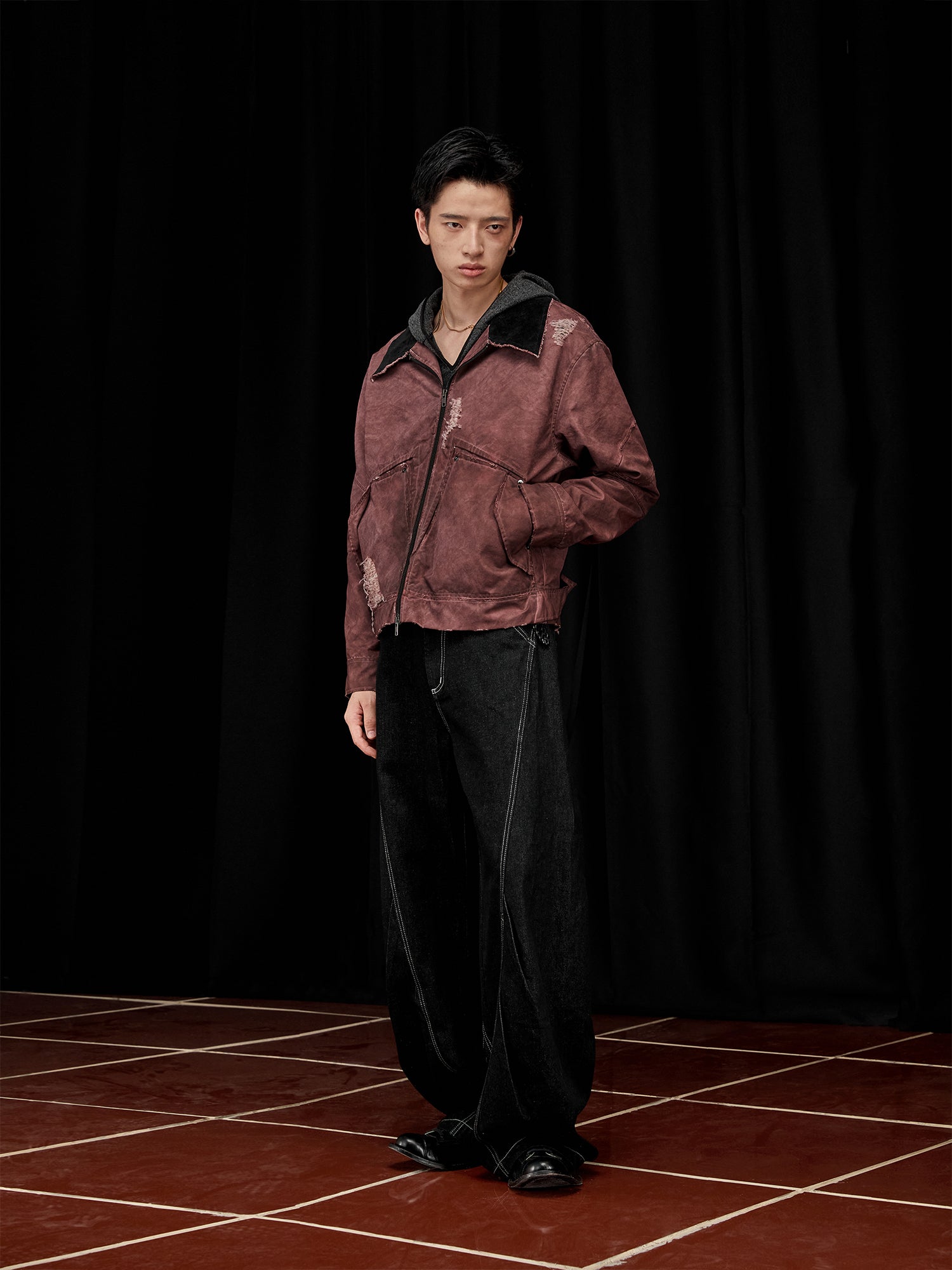 13OZ　ステッチヘビーウエイトカーブデニム N6095