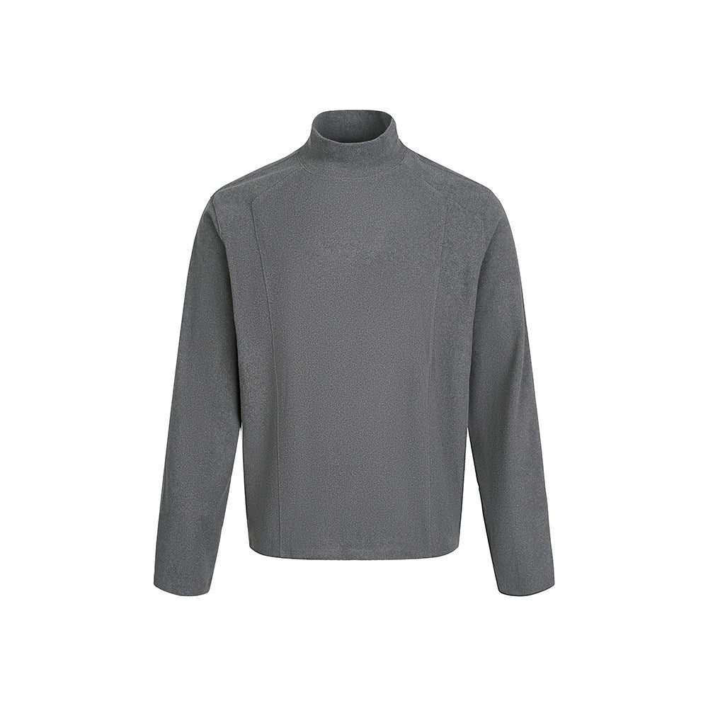 ミニマル モックネック ベーシックニット　N6340