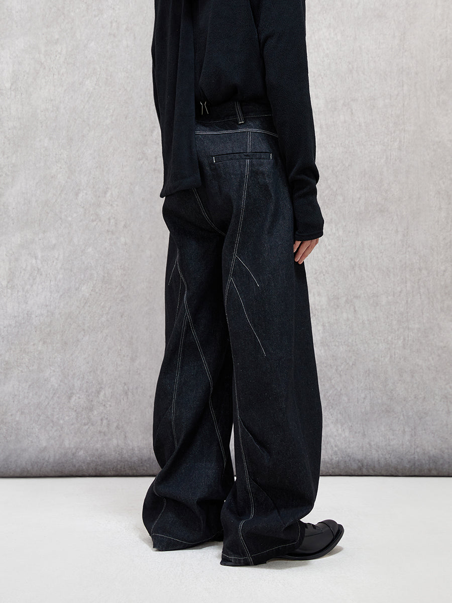 13OZ　ステッチヘビーウエイトカーブデニム N6095