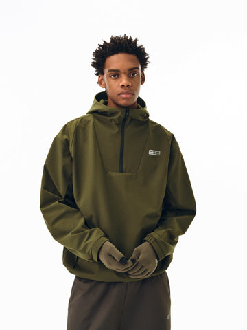 マットナイロン 撥水アノラックパーカー N5903