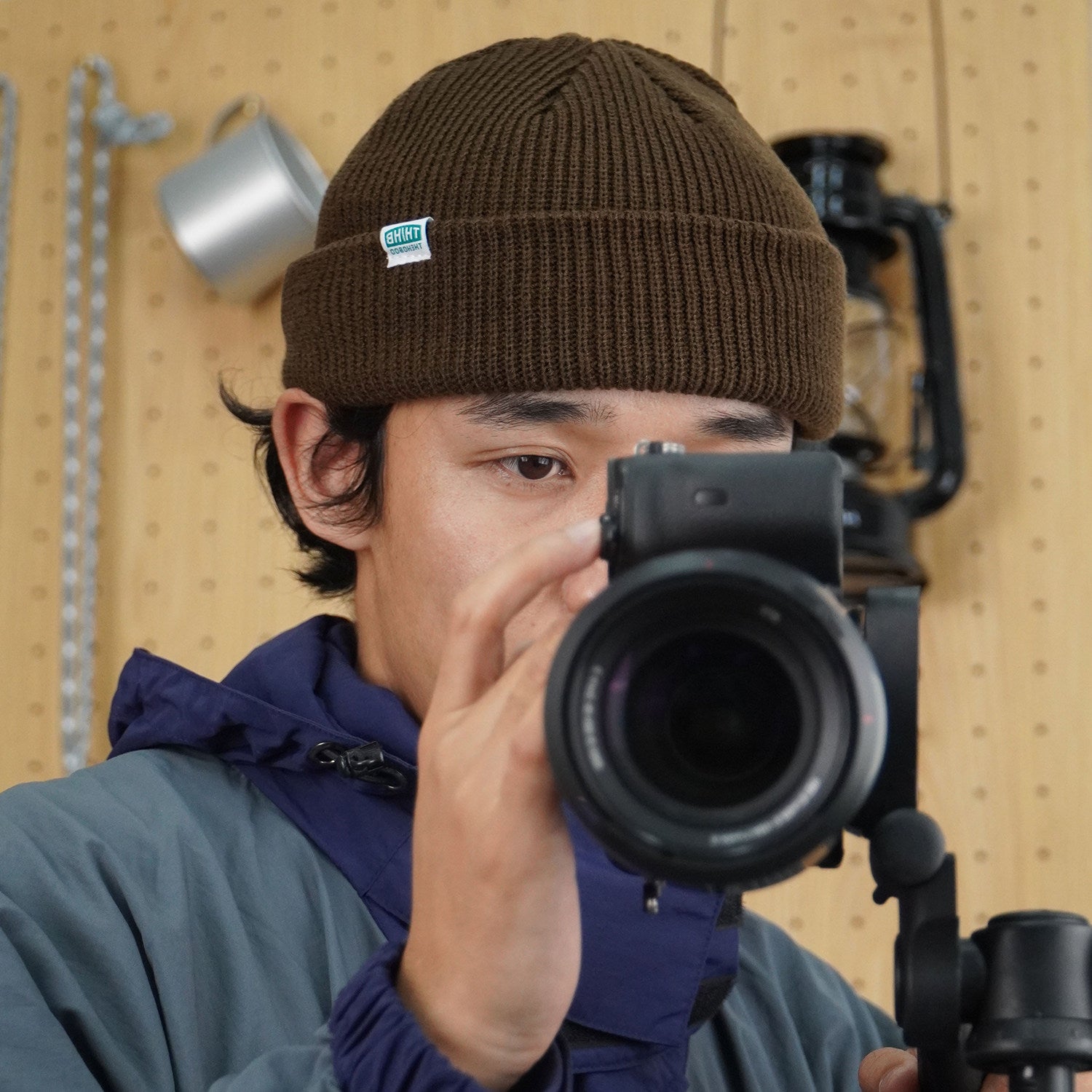 レターロゴ ニットワッチキャップ N6358