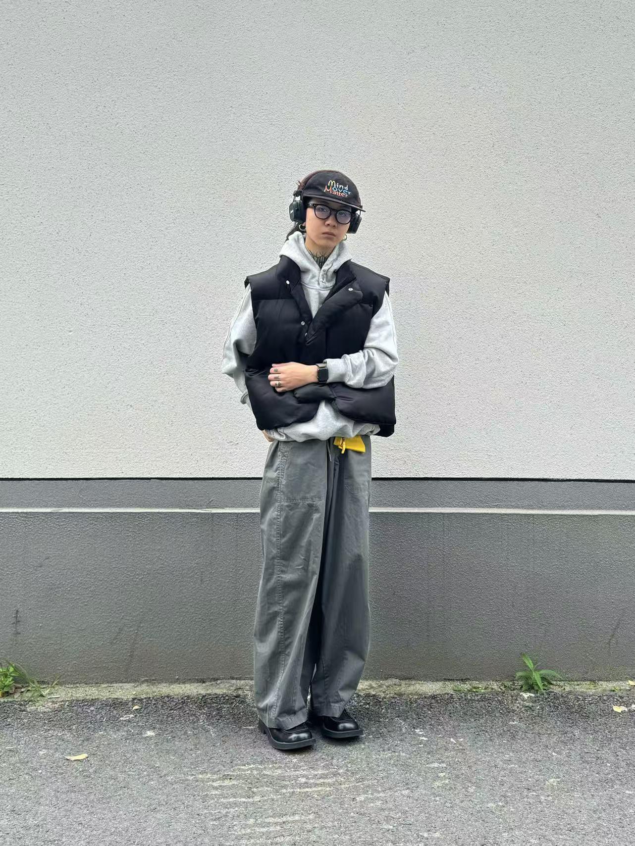 多形態スタンド 発熱中綿ショートダウンベスト N6261