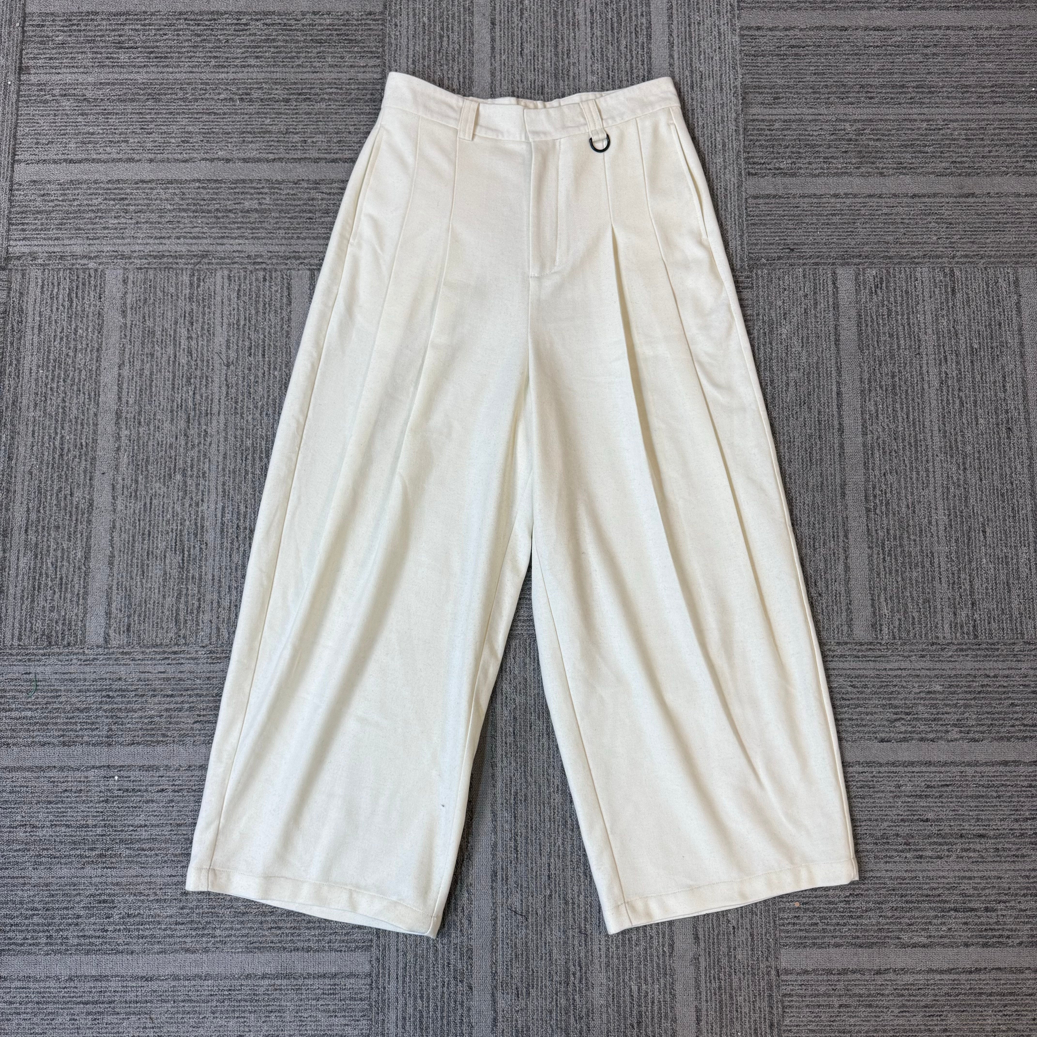 ウール×テンセル ラグジュアリードレープスラックス　N6558