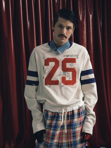 ヴィンテージナンバリングフットボールTシャツ N5979