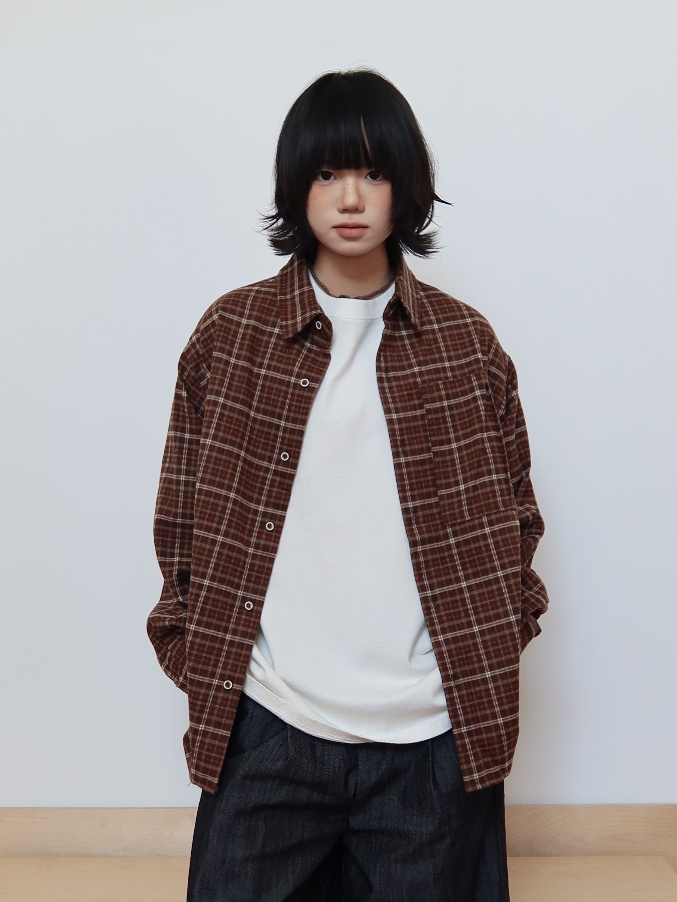 アメリカンヴィンテージ 厚手チェックシャツ　N6520