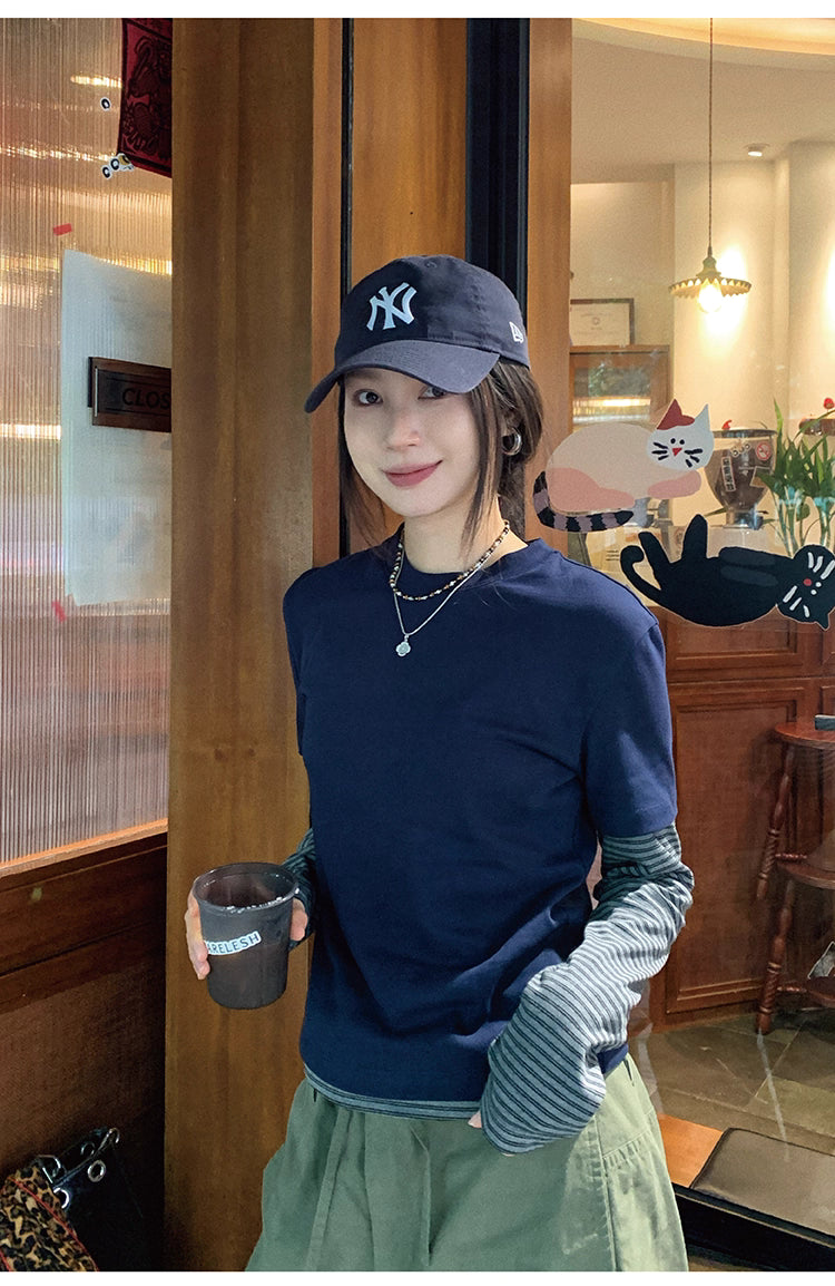 着回し3WAY レイヤードTシャツ2点セット N5890