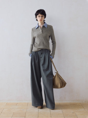 グルカ風ツータックワイドスラックス N5889