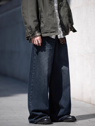 ヴィンテージウォッシュ ワイドデニムパンツ N5944