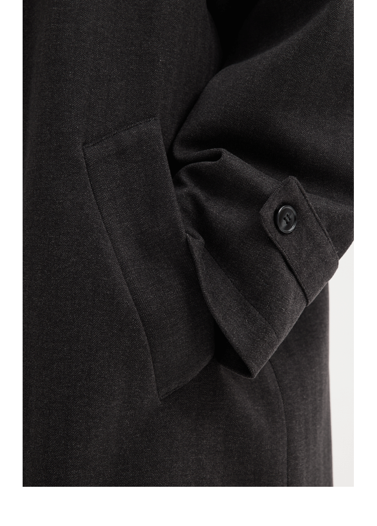 Mid-length wool coat N3000