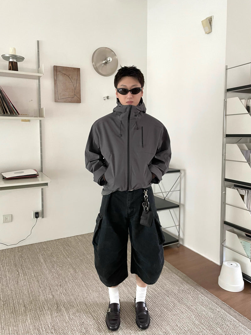 ウォッシュド クロップド ワイドカーゴパンツ / Washed Cropped Cargo   N5594