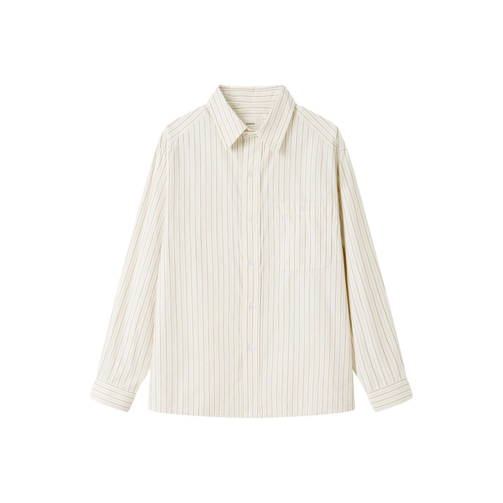 ミニマルストライプ レイヤードシャツ　N6772