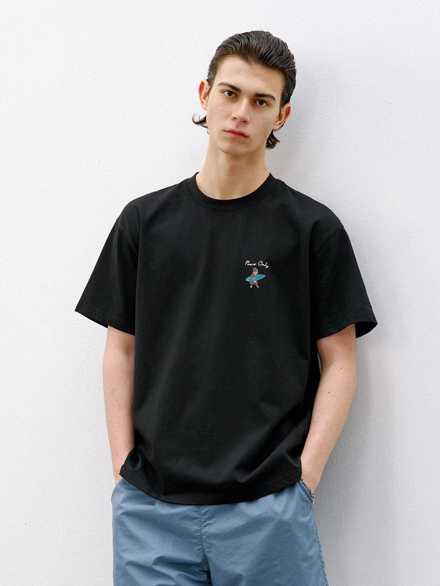 コットン100% アニマルサーフ プリントTシャツ N6738