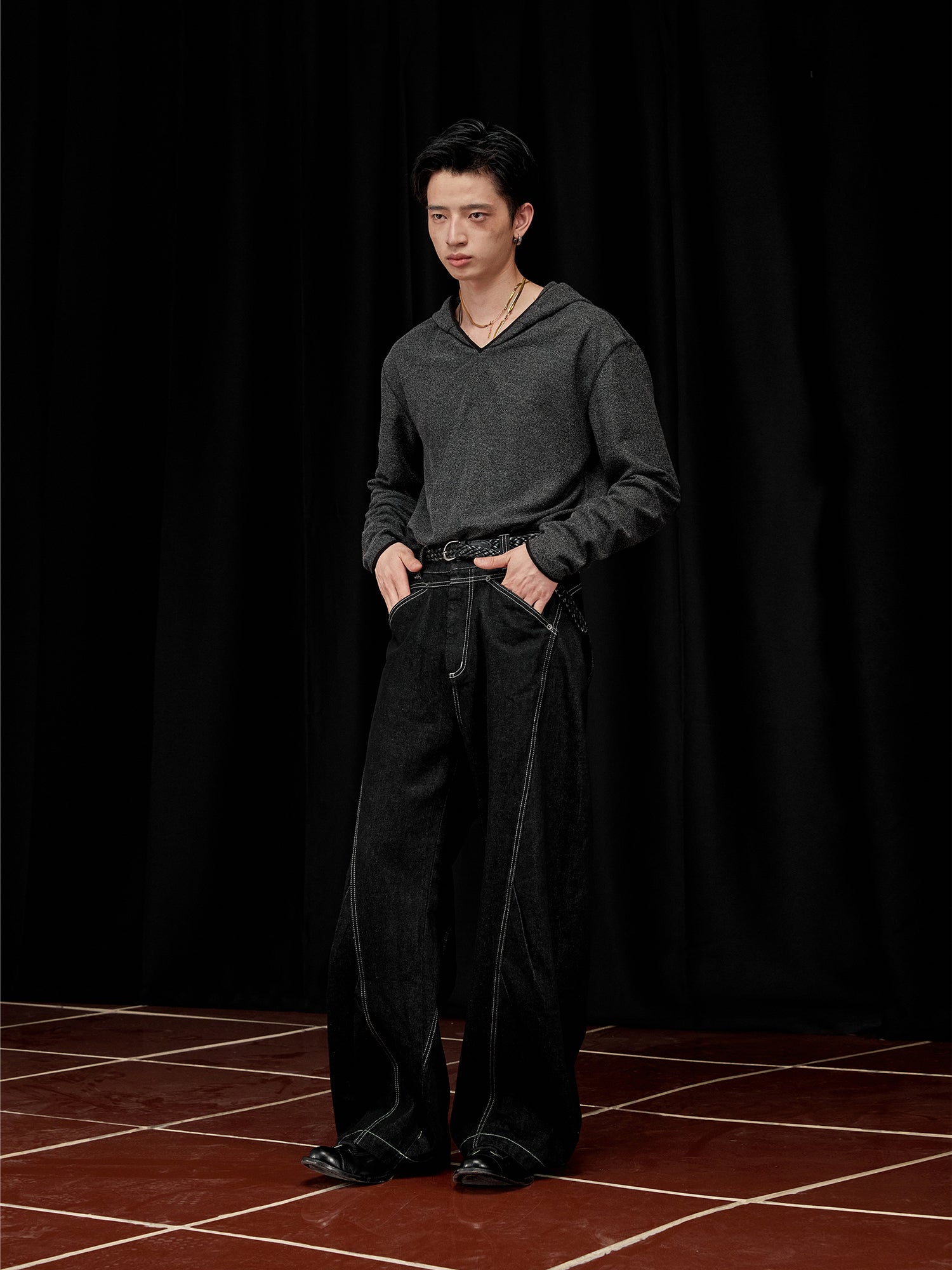 13OZ　ステッチヘビーウエイトカーブデニム N6095