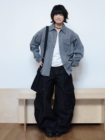 立体ポケットヘビーウェイトデニムカーゴ N5985