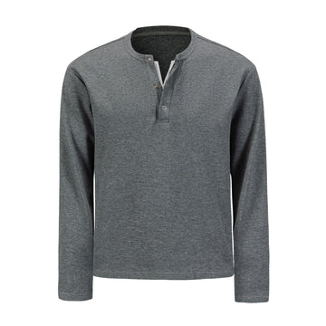 アシメレイヤード ヘンリーネックロンT N5900