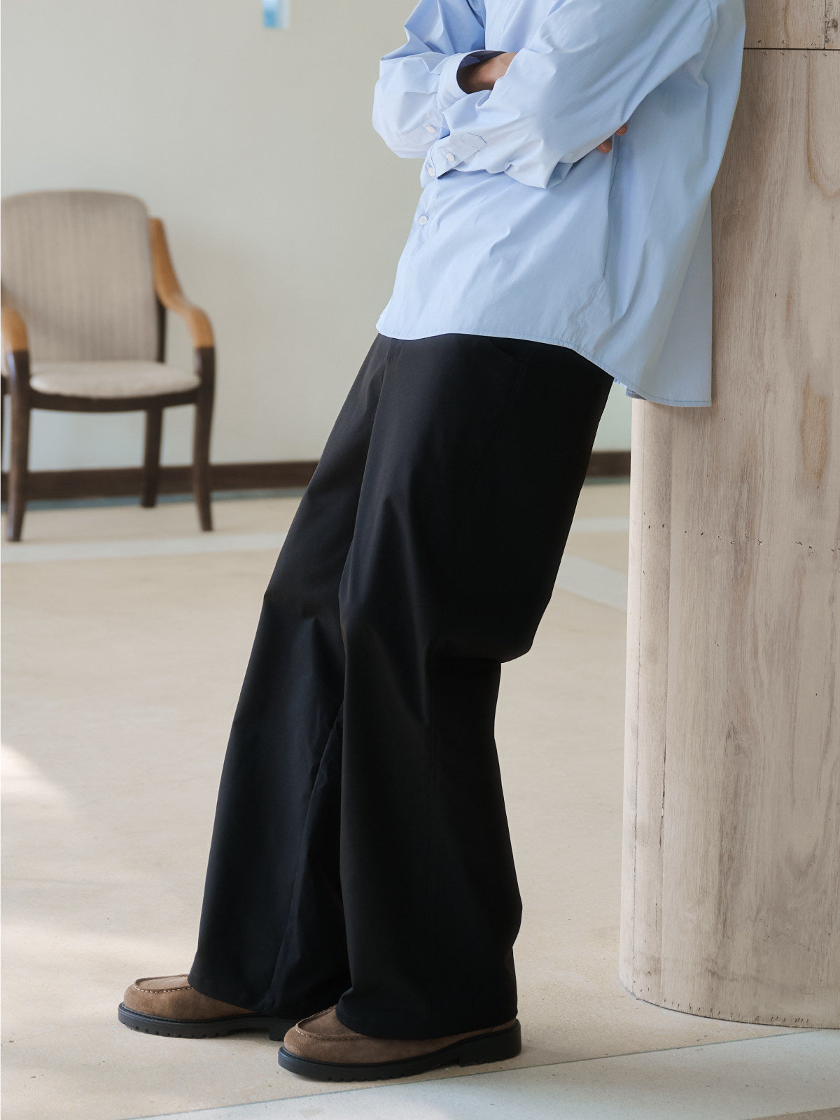 【機能性ウェア】SOERTEXシワ防止 ストレートチノパンツN6522