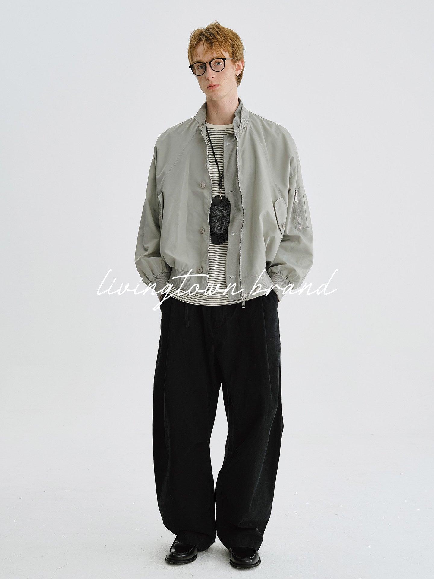 ミリタリースタンドカラー MA-1ブルゾン　N6754