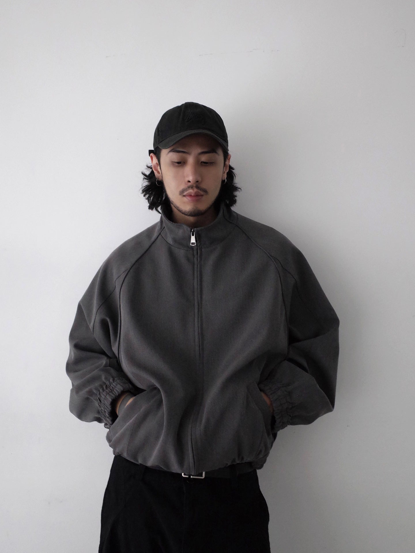 “デコンストラクション”・スタンドカラージャケット　N6077