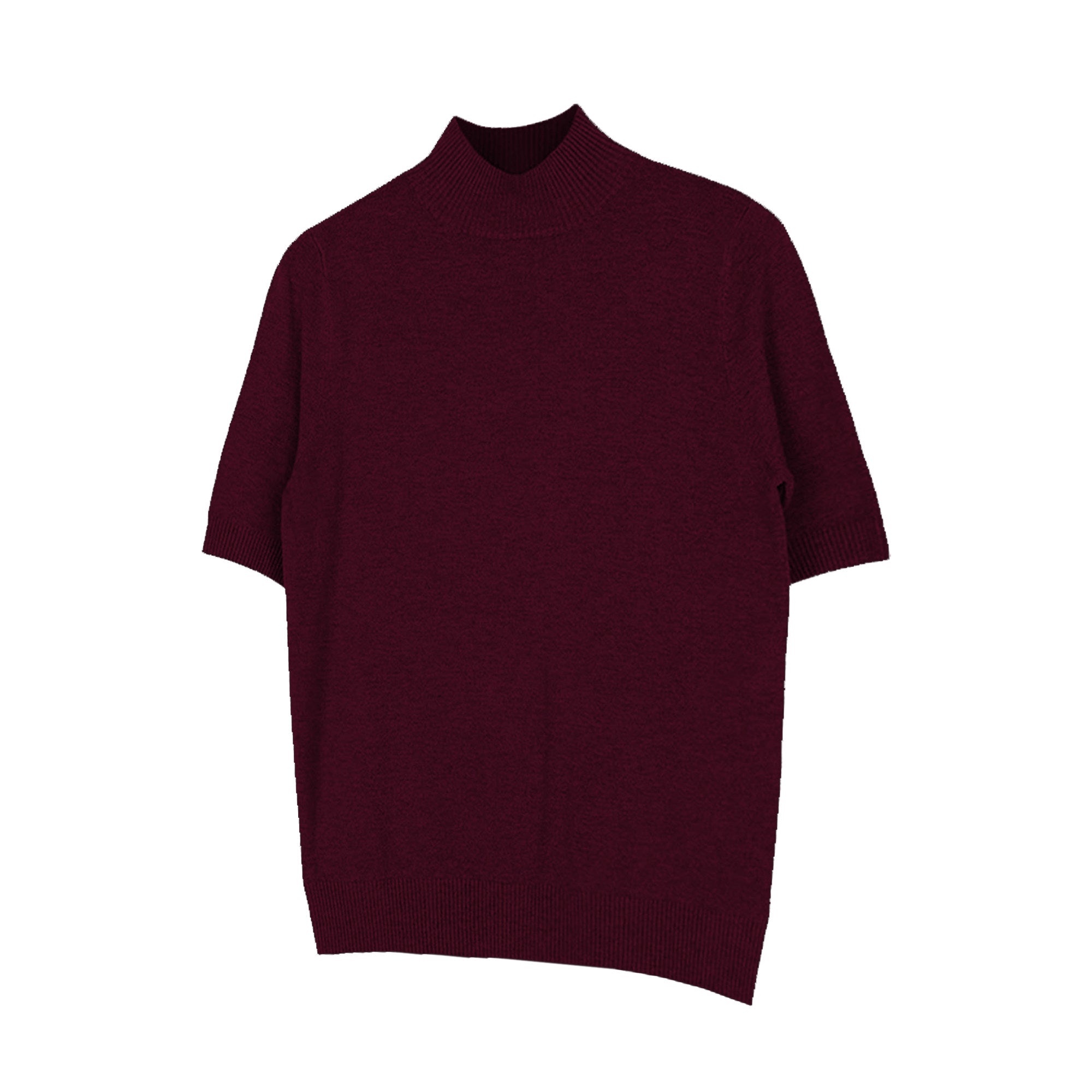 モックネック ショートニットT　N6649