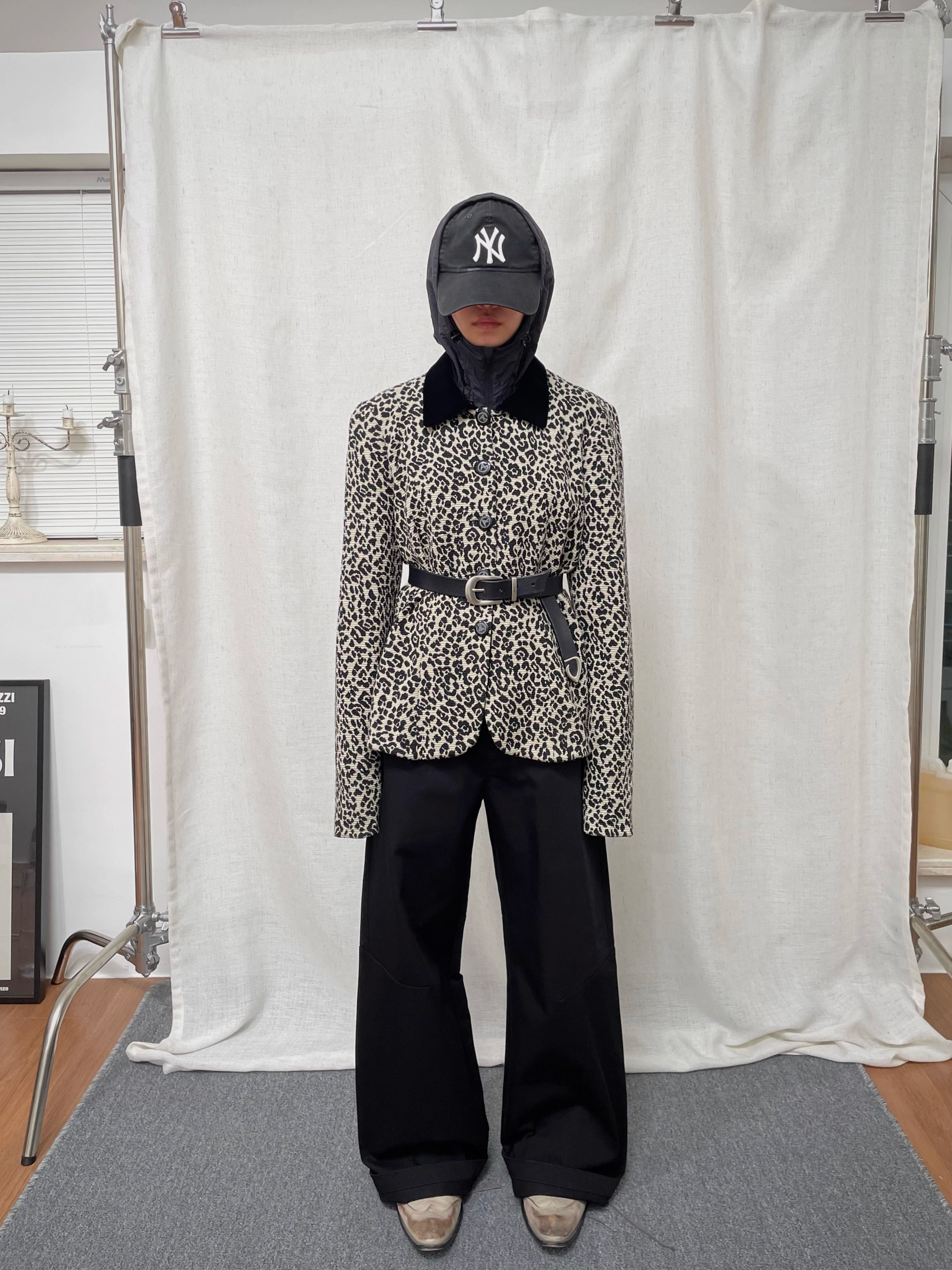立体裁断ワイドフレアトラウザーズ N5871