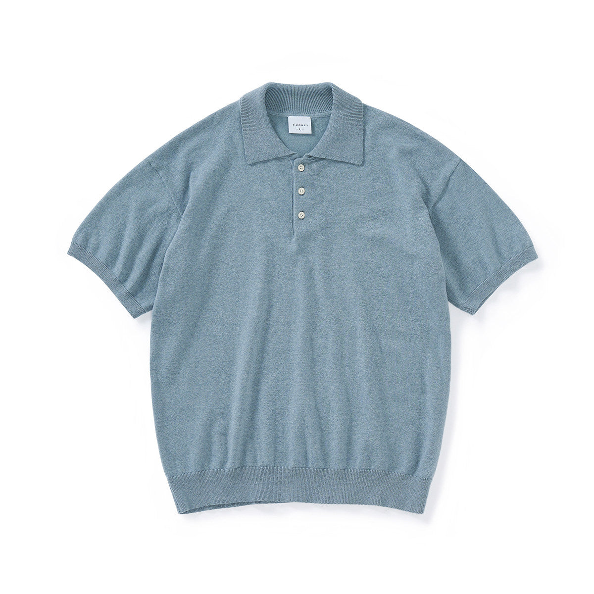 カシミヤコットン ニットポロシャツ N6734