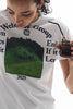 ランドスケープフォト グラフィックTシャツ / Character Print T-Shirt   N5590