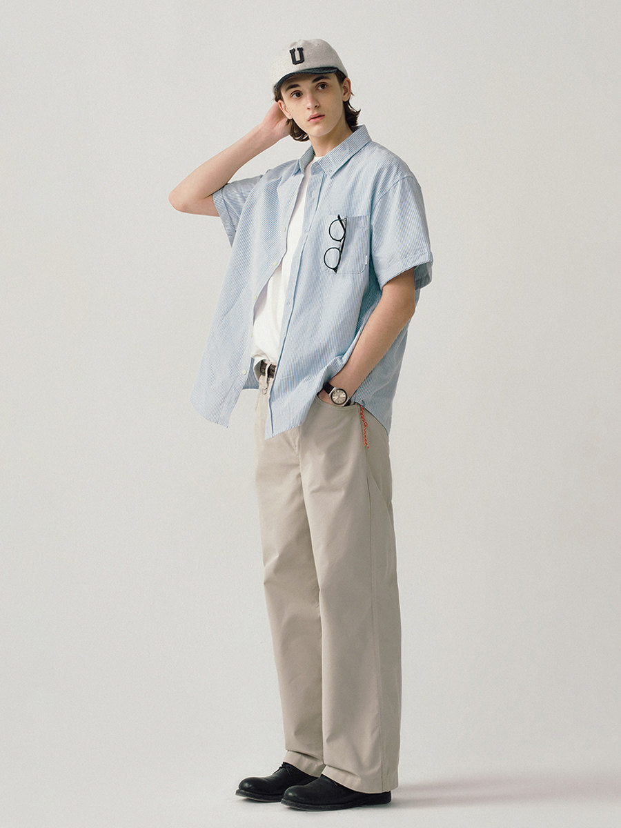 Men's Striped Oxford BD Shirt Long Sleeve | OXFORD BD SHIRT N1820