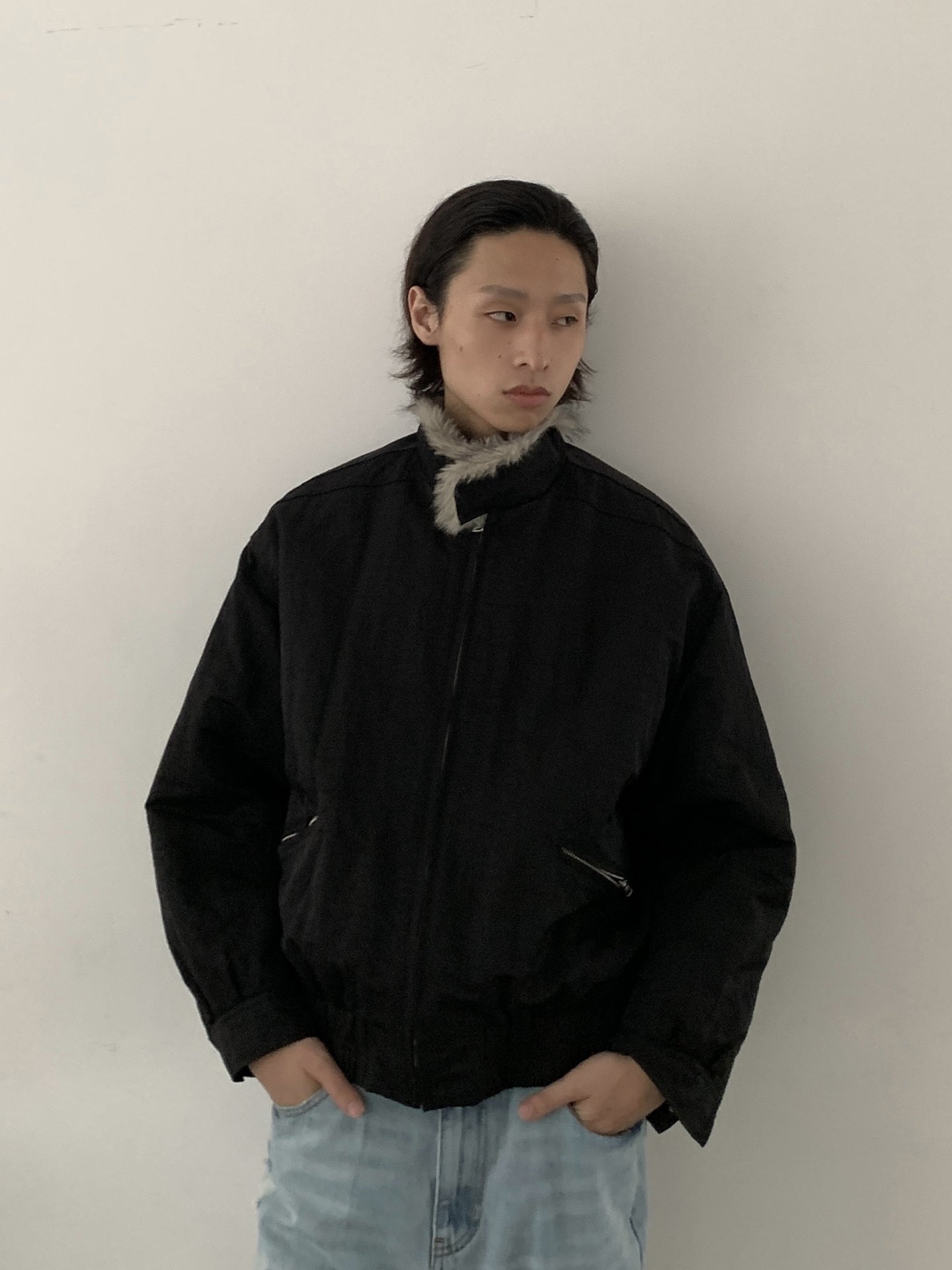 ミニマル・ボアジャケット　N6200