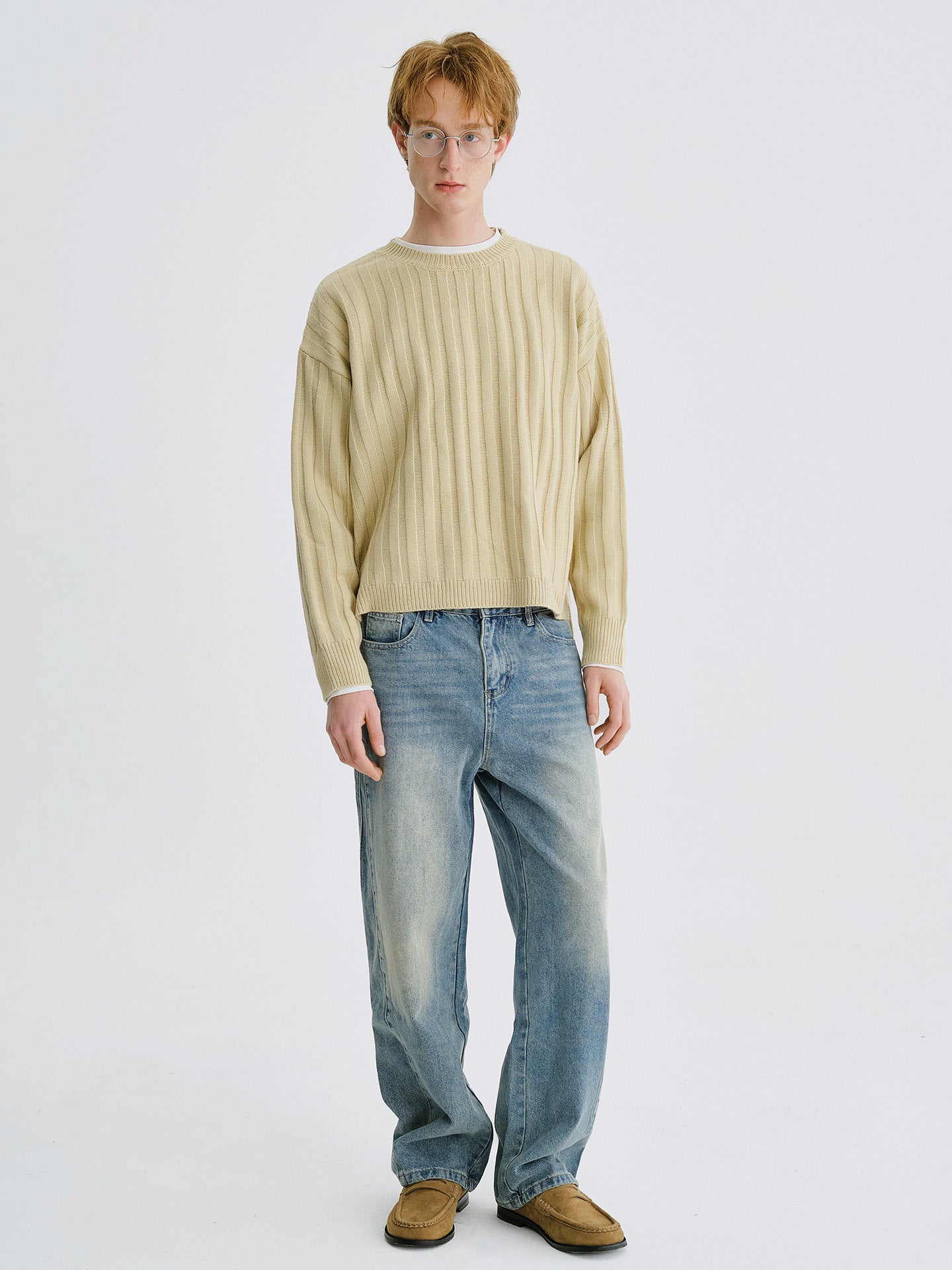 ミニマルリブ クリーンフィットニットN6714