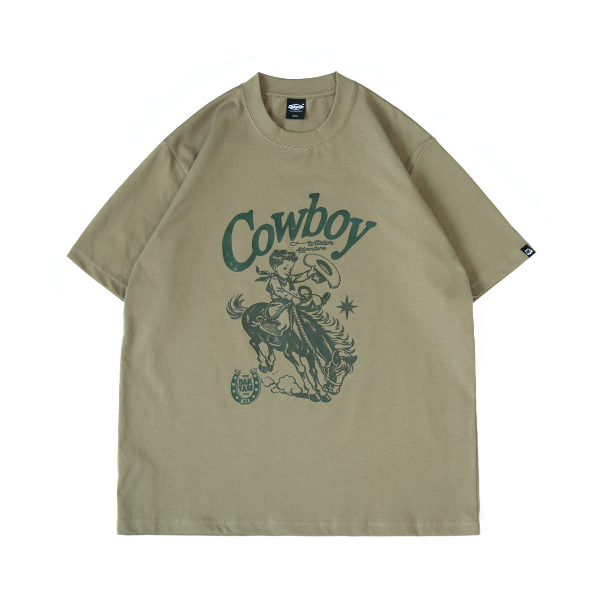 【テック繊維】ヴィンテージカウボーイグラフィックTEEN6741