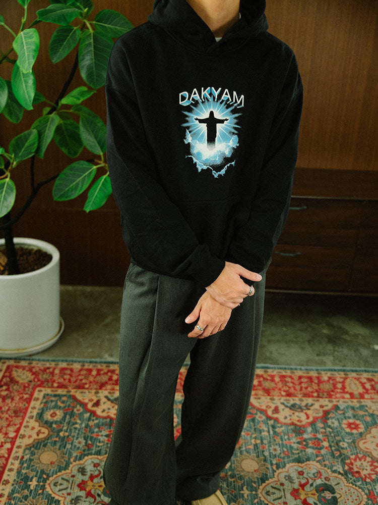 【380G】ヘイローグラフィックプルオーバーフーディ　N6382