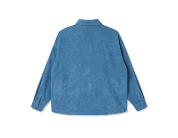 鳥ロゴ刺繍コーデュロイシャツ シャツジャケット N5817