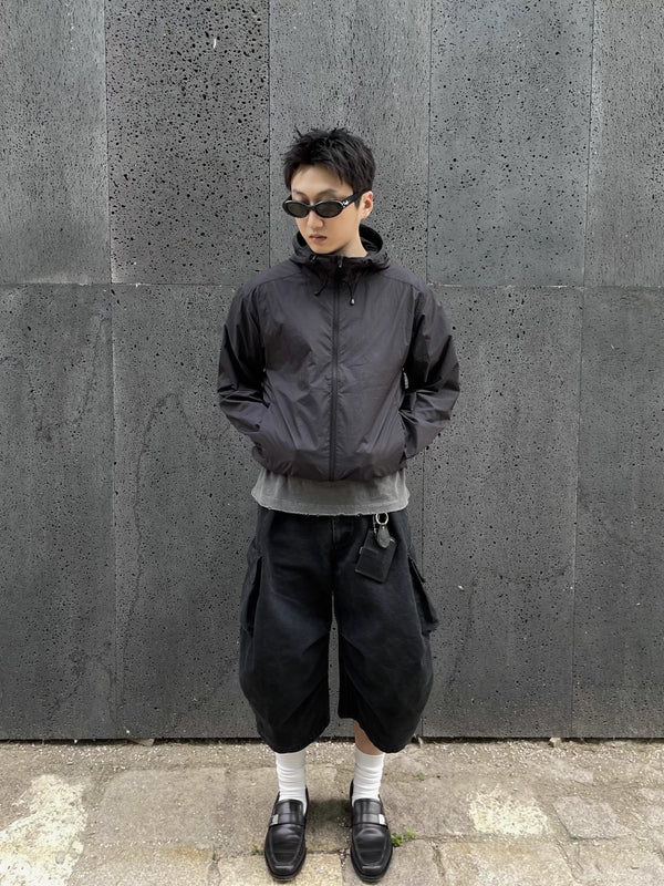 ウォッシュド クロップド ワイドカーゴパンツ / Washed Cropped Cargo   N5594