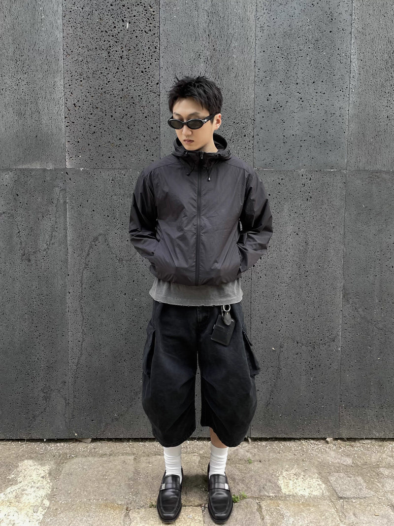ウォッシュド クロップド ワイドカーゴパンツ / Washed Cropped Cargo   N5594