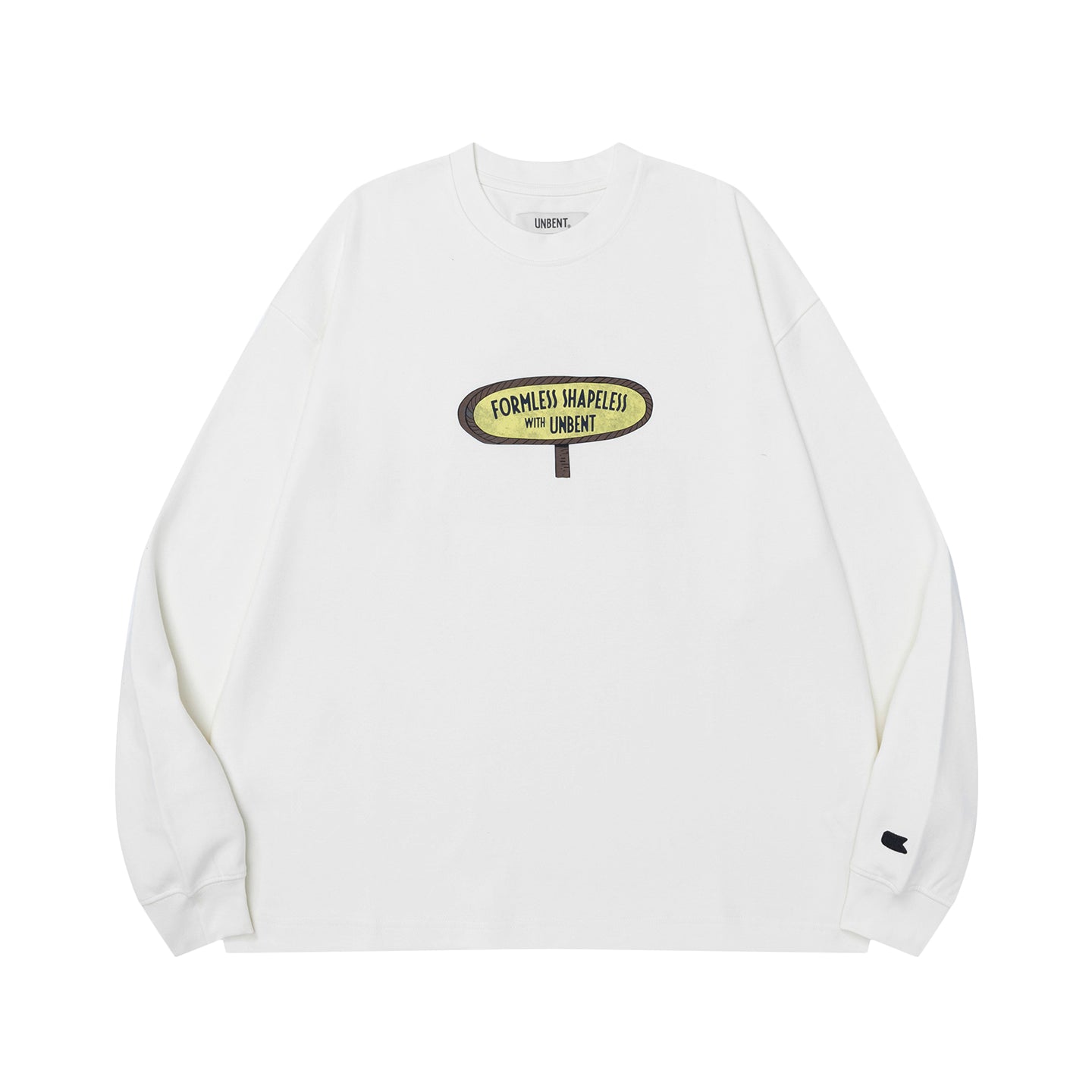 ユニセックス起毛プリントロングスリーブTシャツ N5832