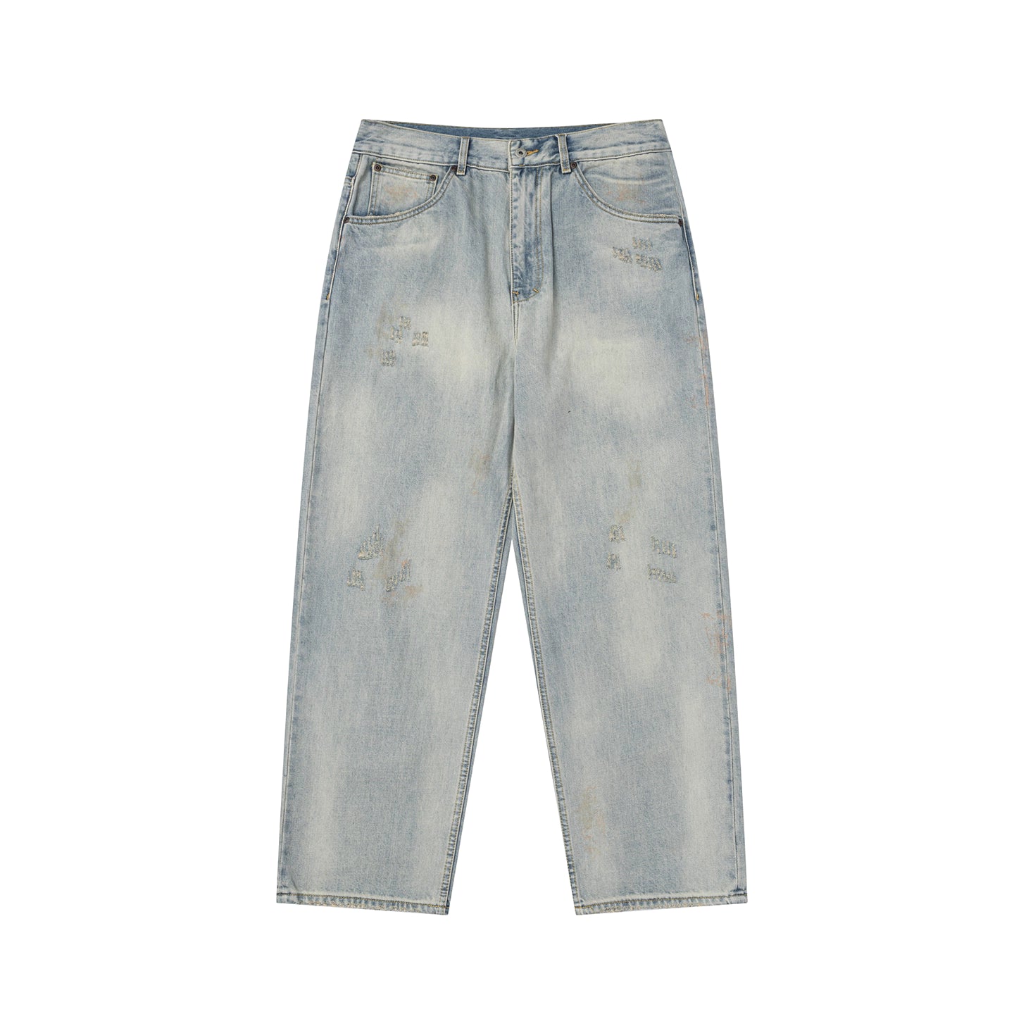 アーティザナル・ウォッシュ / カーブド・ストレートデニム　N6128