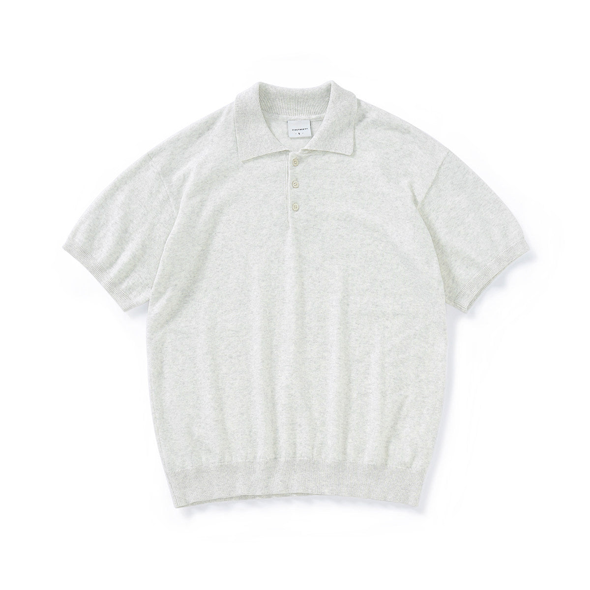 カシミヤコットン ニットポロシャツ N6734