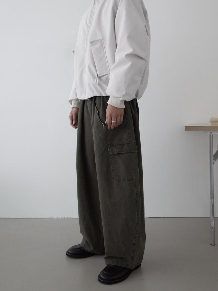 カーブドワイド 多ポケットウォッシュドカーゴ N6138