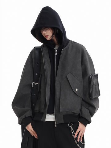 n*e様 R13 アールサーティーン アウター コート　ブルゾン R13/アールサーティーン】RIBBED FLIGHT BOMBER ジャケット（その他