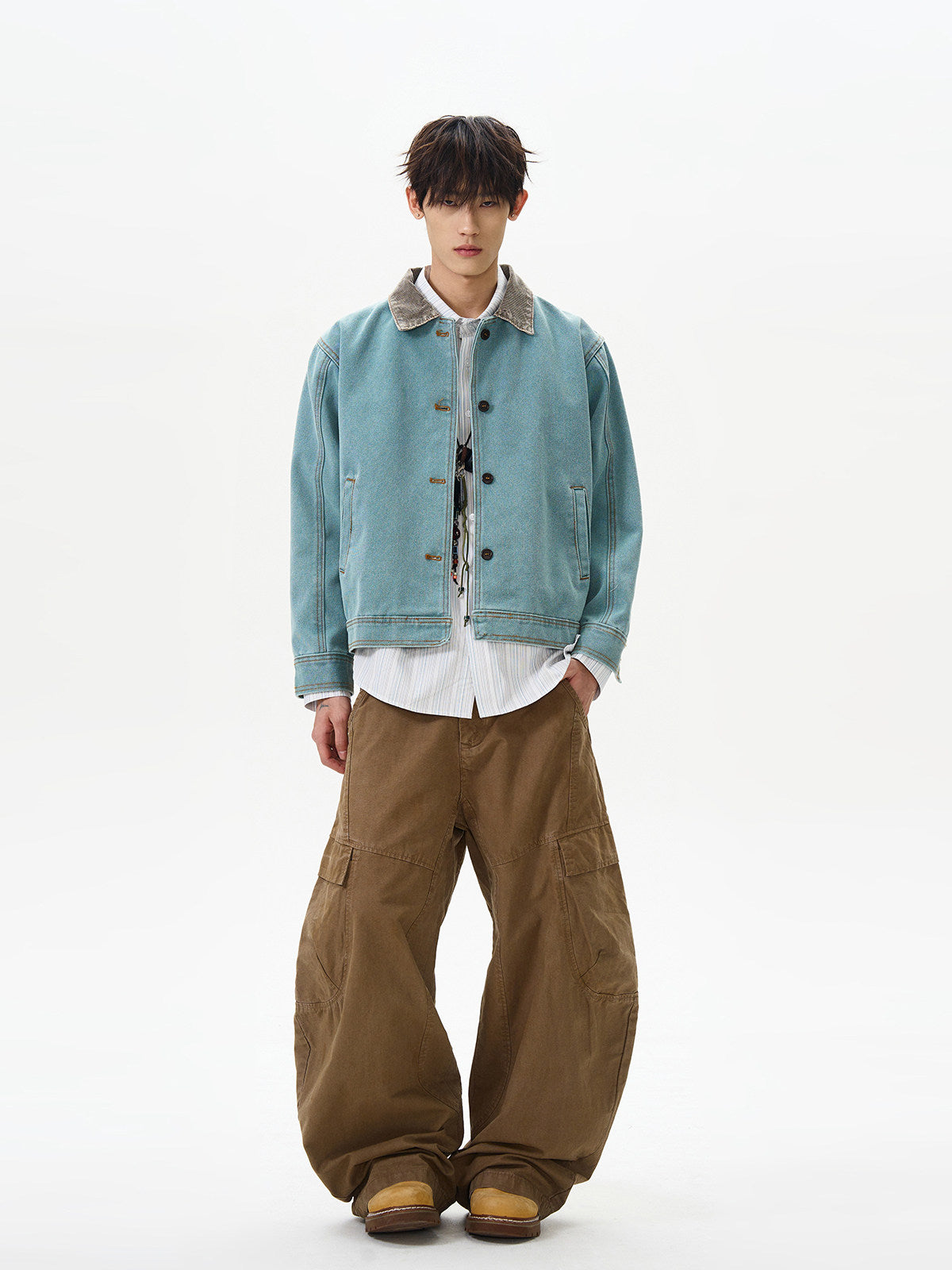 ヴィンテージウォッシュ バーンボクシージャケット　N6612